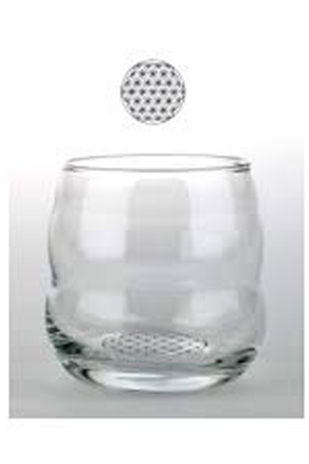 Stiklinė su gyvybės platinos gėlele 0,25 l