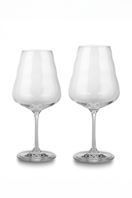 Raudono vyno taurė su gyvybės gėlele 0,5 l Rankinis pūtimas